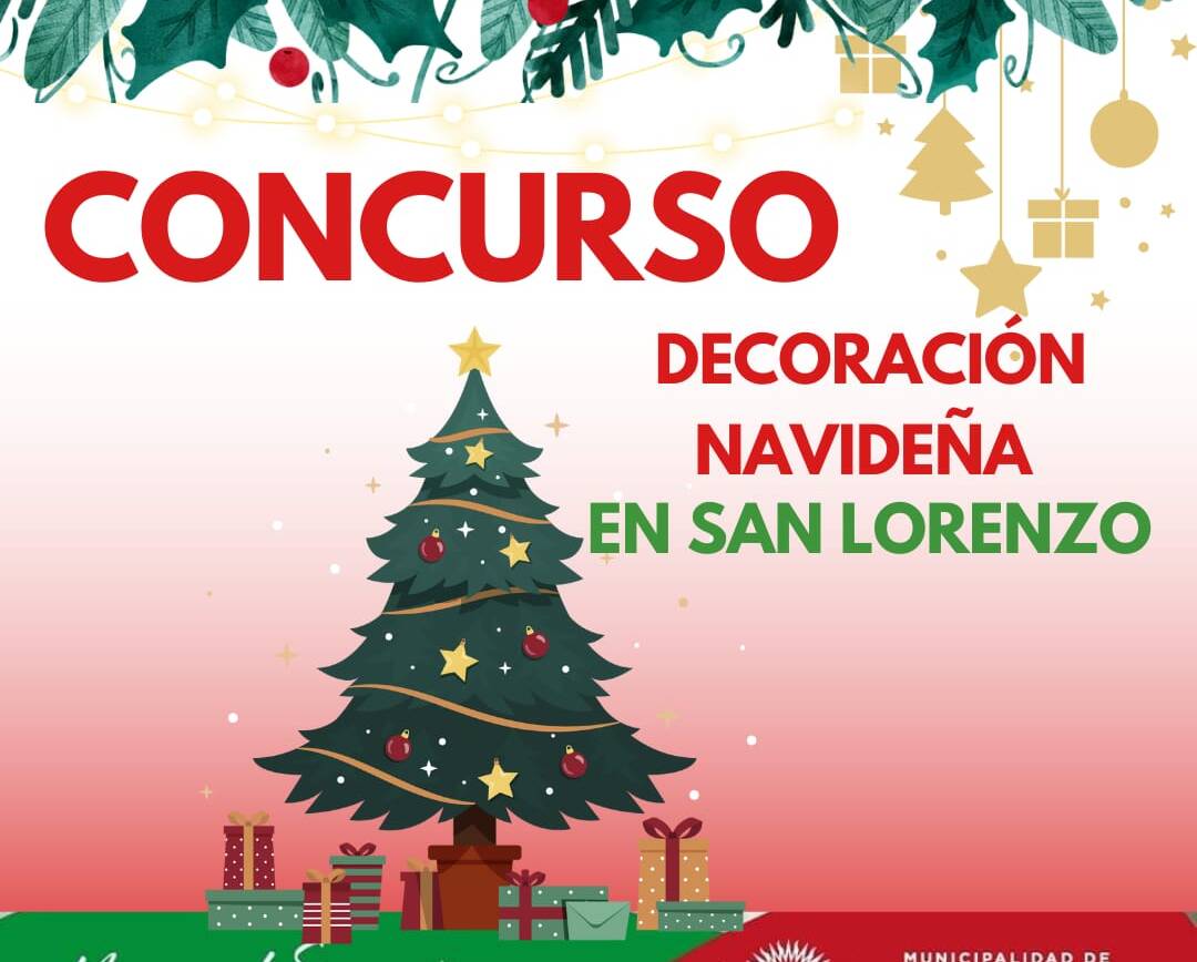 CONCURSO DE DECORACIÓN NAVIDEÑA EN SAN LORENZO